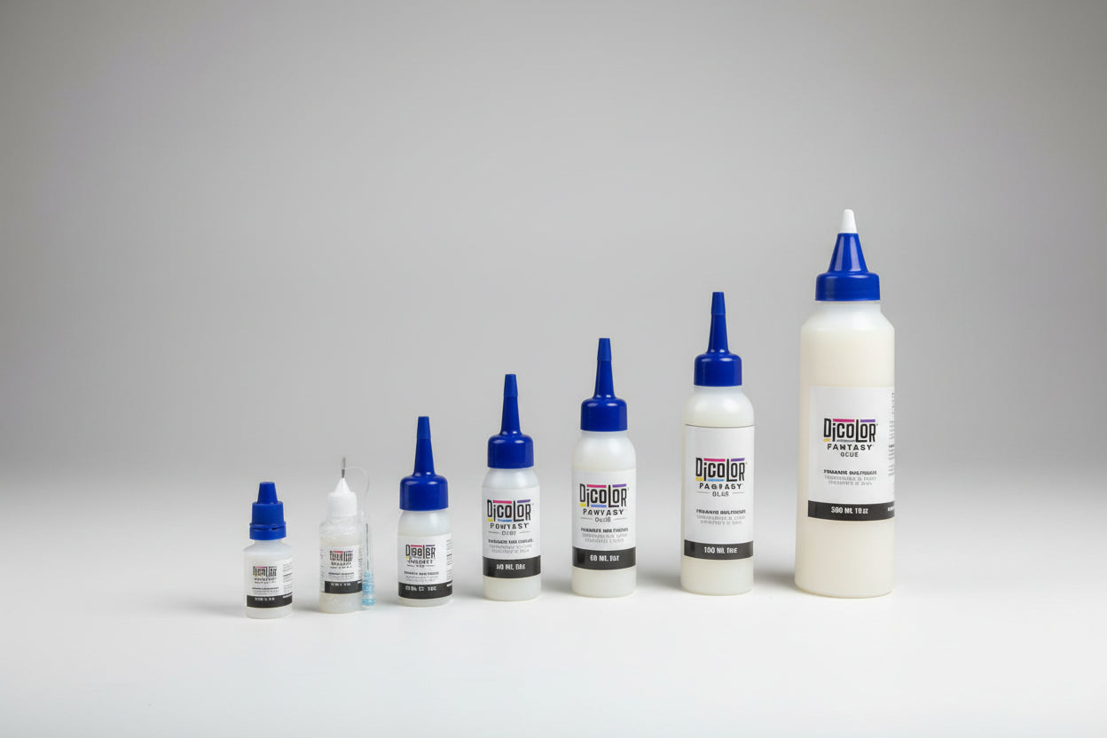 Pegante Multiusos DiColor Fantasy Glue - Transparente y Resistente al Agua