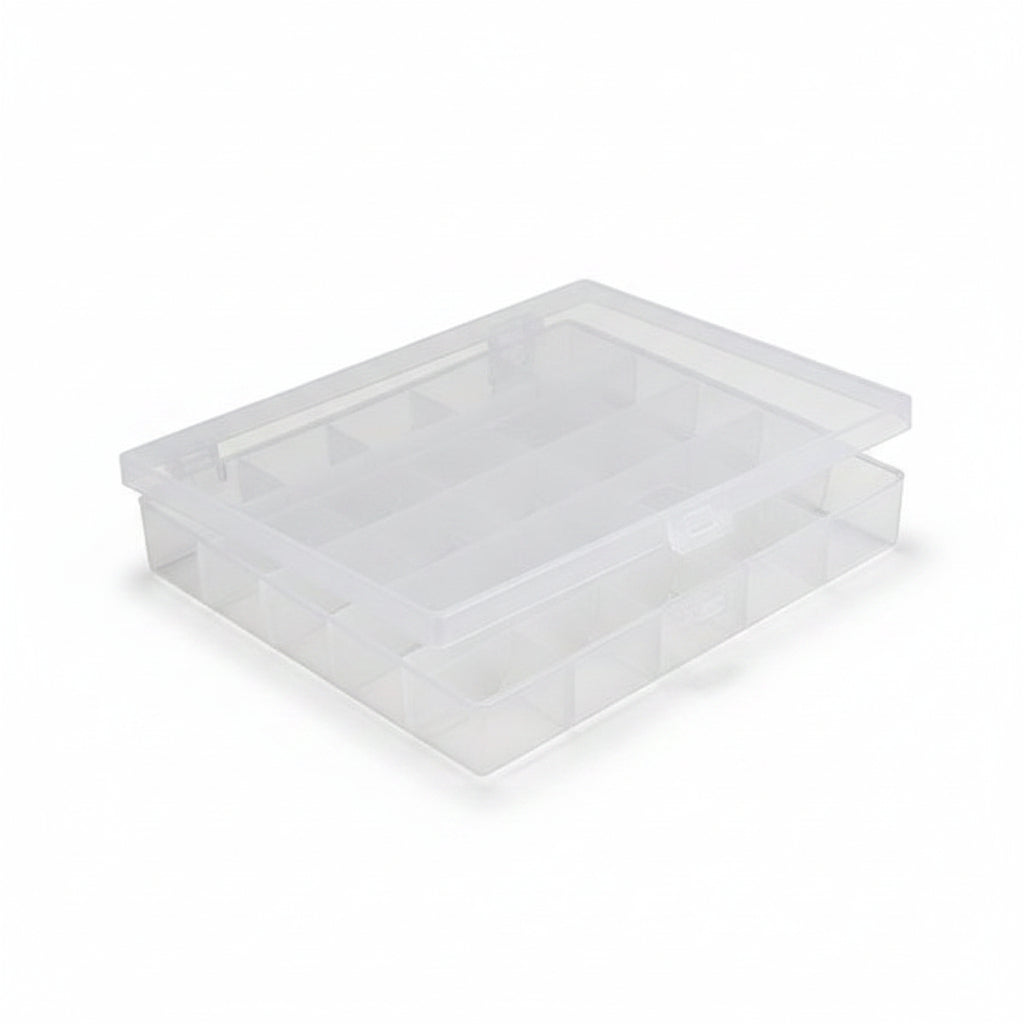 Carreteles para maquina de coser con estuche transparente