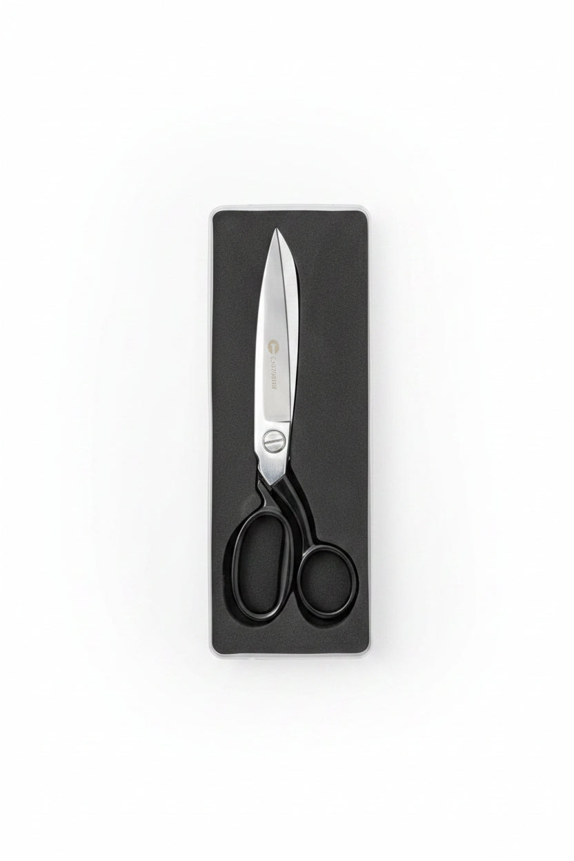 Tijera Corneta Forjada Mango Negro 10 pulgadas