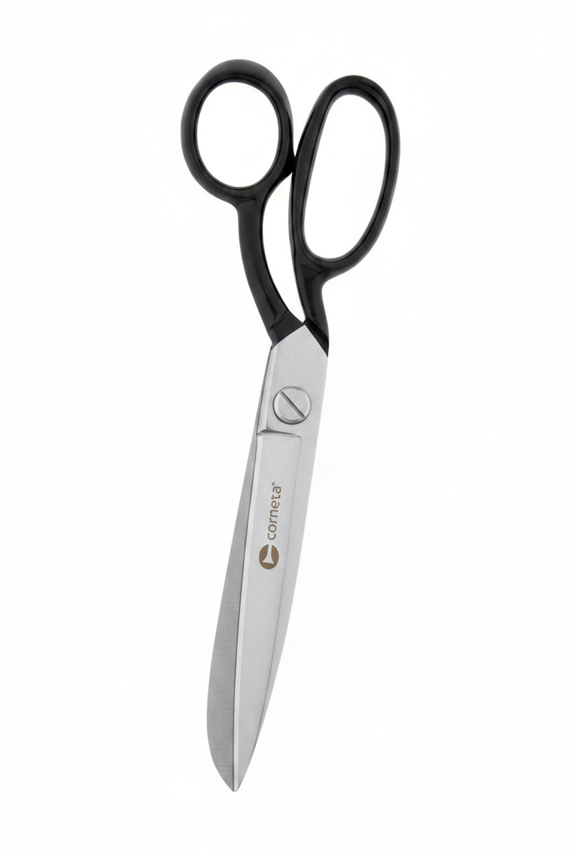 Tijera Corneta Forjada Mango Negro 9 pulgadas