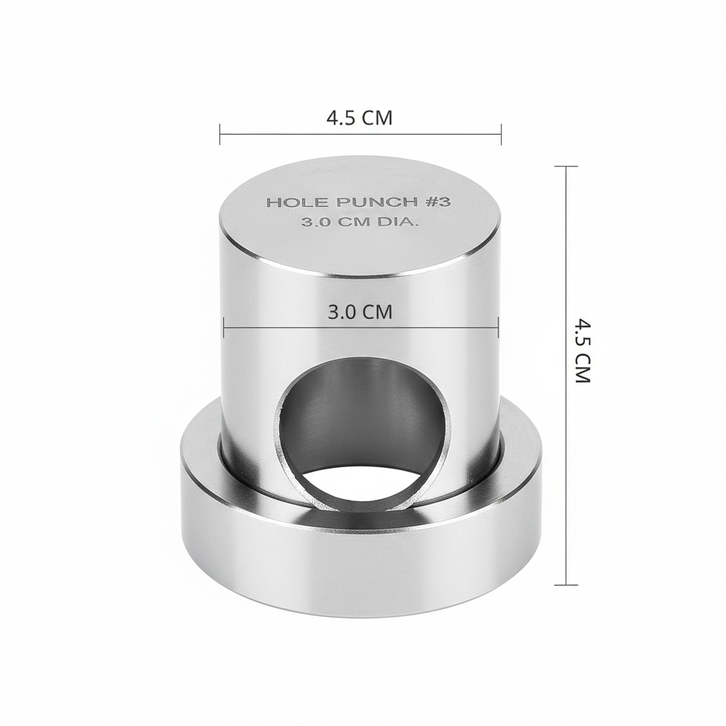 Troquel Perforador en Acero Inoxidable